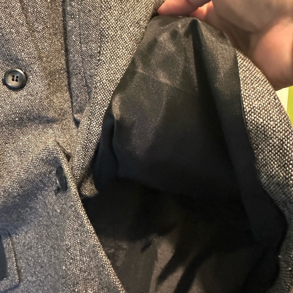 Pendleton Women's Gray Wool Blend Button Jacket, … - image 7